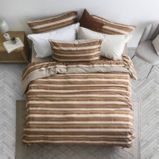 Completo Lenzuola matrimoniale LES UNIQUES tricot marrone