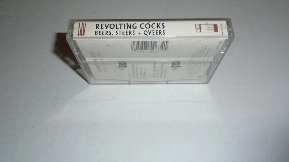 REVOLTING COCKS Beers Steers Queers tape cassette Wax Trax ministry HTF OG RARE - Image 2 of 3