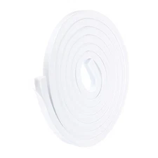 Weather Stripping Door Seal 1/2 Inch x 1/2 Inch x 10 Ft Self Adhesive White