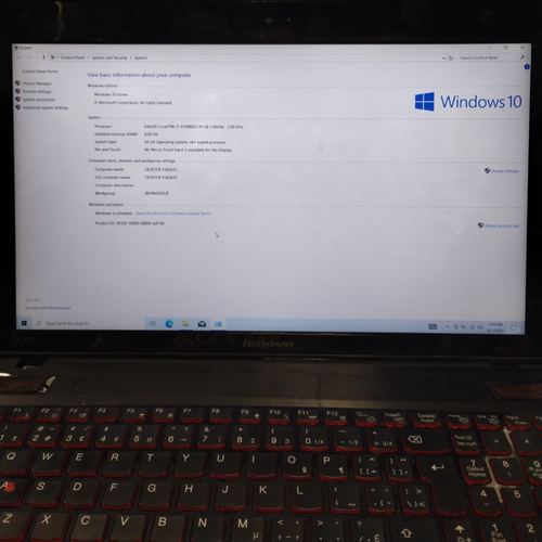 Lenovo IdeaPad Y510P 15.6" Gaming Laptop i7-4700MQ NVIDIA 2.40GHz 8GB 1TB Win10H - Picture 3 of 19