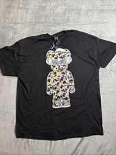 Roots Life T-Shirt Men's Size 2XL USA Made 100% Cotton Graphic Tee Bearbrick