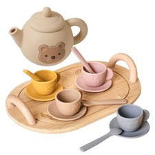 Tea Party Set Pretend Play Toddler Tea Set Motor Skills Development Role