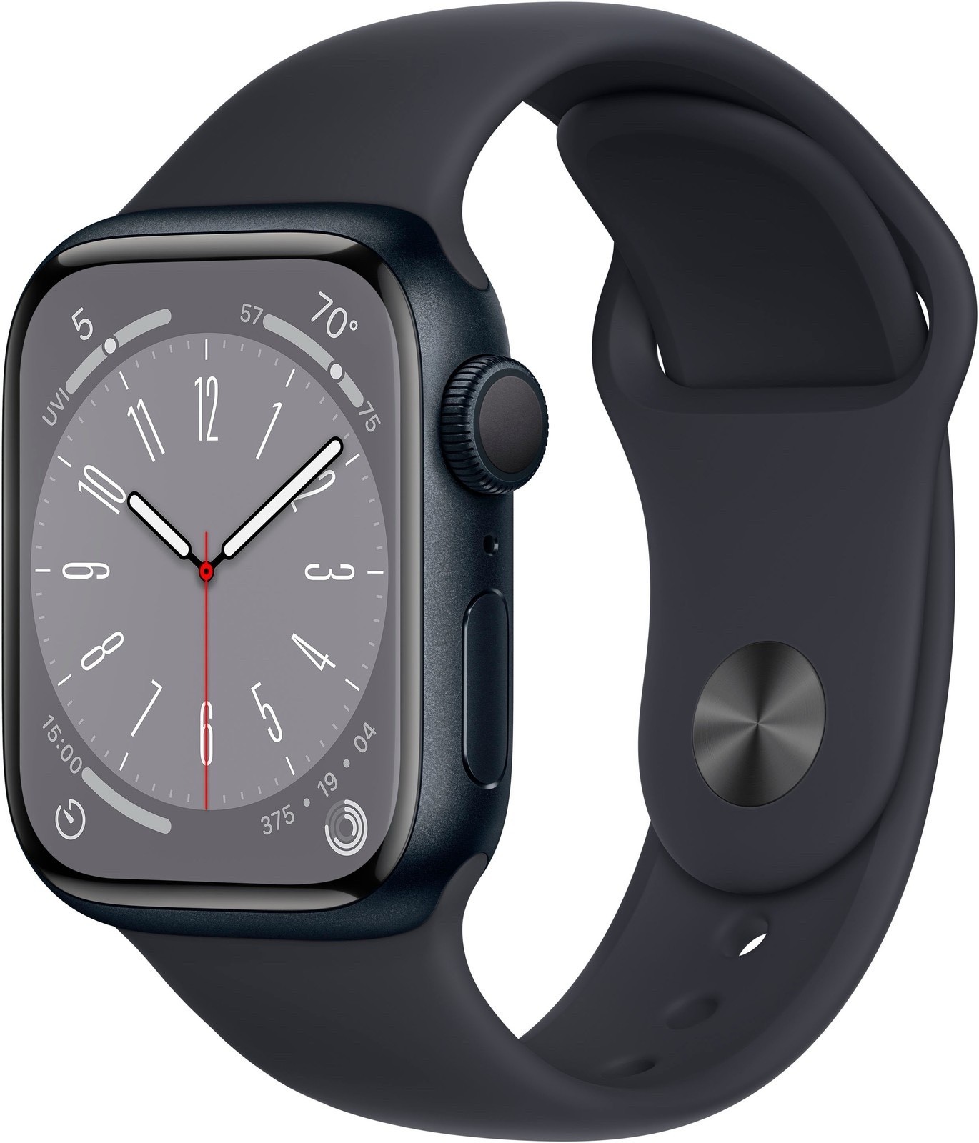 NEW Apple Watch Gen 8 Series 8 S/M 41mm Midnight Aluminum - Midnight Sport Band