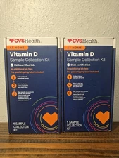 CVS Health At Home Vitamin D Test Sample Collection Kit BB 5/27 Lot of 2