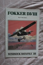 WINDSOCK DATAFILE #25 FOKKER D.V111 BY P M GROSZ, 1991 EXCELLENT