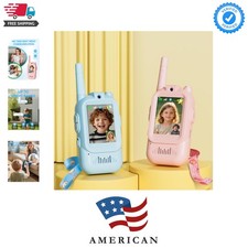 Walkie Talkie for Kids with Video: 2 Pack Rechargeable Toddler Toys with HD C...