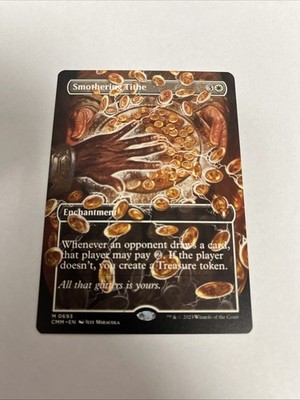 Smothering Tithe Borderless Nonfoil Commander Masters Card #0693 MTG LP