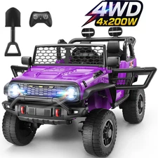 24V Kids Ride on Car Electric Truck 4WD/2WD 4x100W Toy Car for Boys & Girls Gift