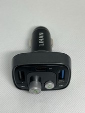 LIHAN Bluetooth FM Transmitter Car Charger QC3.0 USB-C PD Hands-Free AUX
