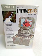 Indoor Tabletop Water fountain w/ picture frame HOMEDICS ENVIRASCAPE RELAXATION