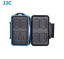 JJC MC-STM18 Memory Card case fits for 6 SD, 6 MSD, 2 SIM, 2 MSIM, 2 Nano SIM