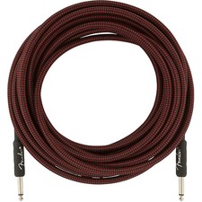 Fender Professional Series Straight to Straight Instrument Cable 25 ft. Red