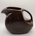 Discontinued HCL Fiestaware Chocolate Brown Disc Pitcher 7.25" Excellent Cond
