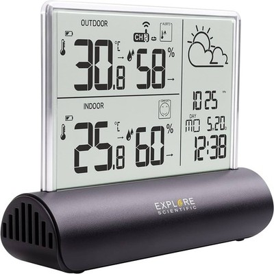 WETTERSTATION SLIM EXPLORE SCIENTIFIC WSH4501 NEU & ORIGINAL