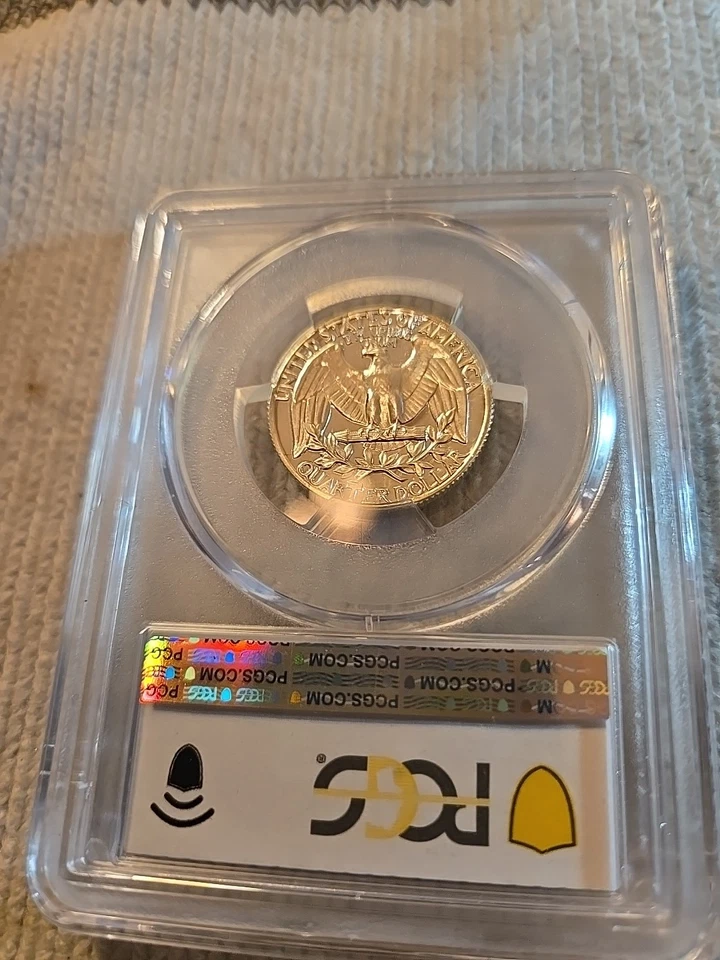 1964 PCGS Pr66CAM Type B Error,  Wide Es , A Touches Leaf - Image 2 of 4