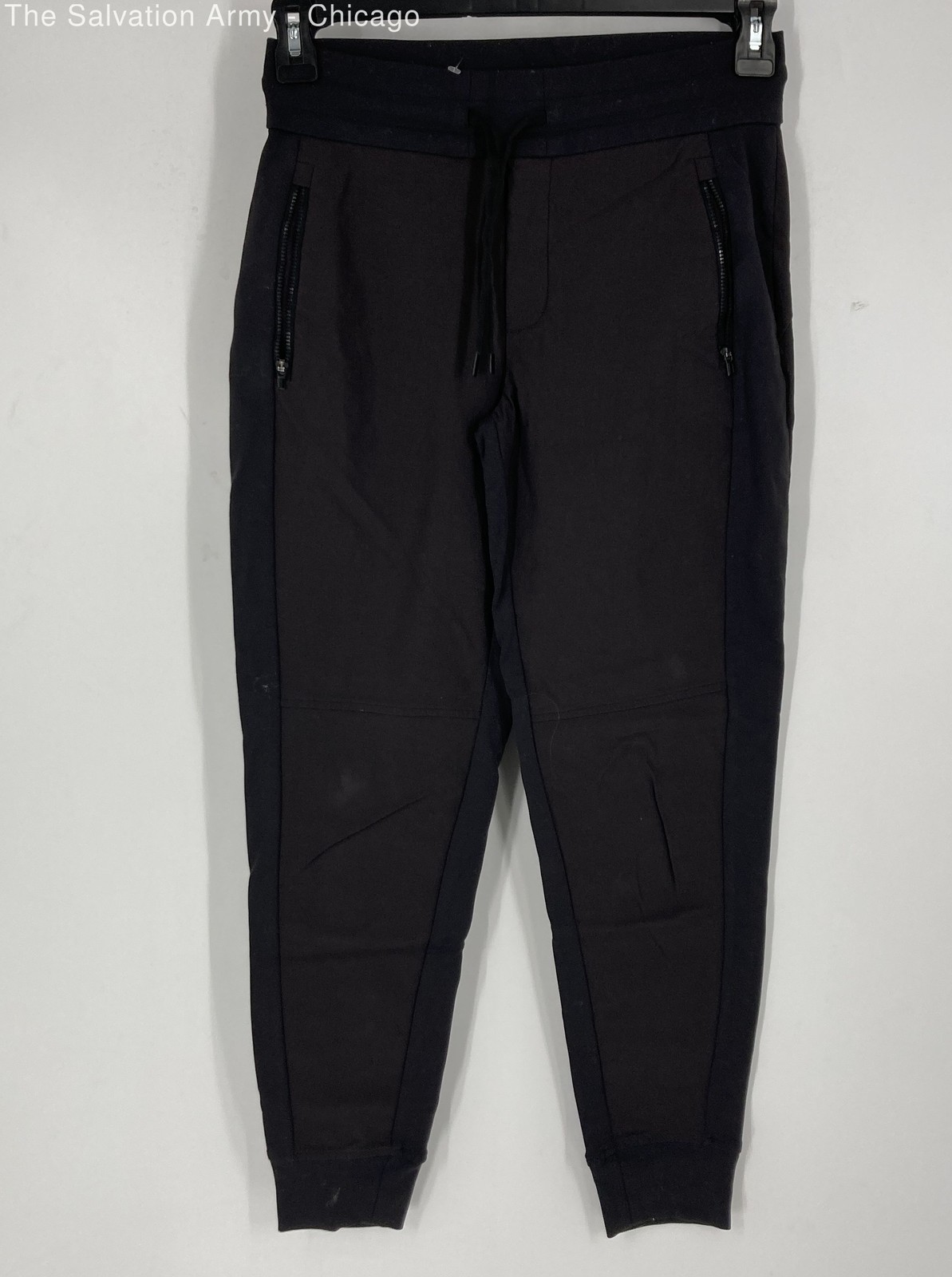 Athleta Womens Black Pockets Mid Rise Headlands Hybrid Trek Jogger Pants Size 2