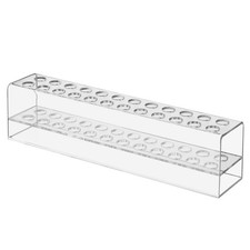 Acrylic Pen Holder, 24-Slots Display Stand Clear Pencil Eyebrow Art Brush Rack