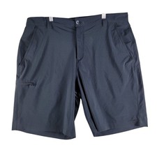 Columbia PFG Shorts Mens 38 Black Excellent Fishing Performance Blood and Guts