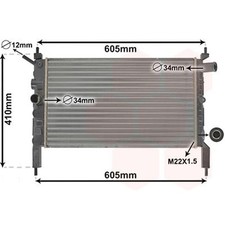 Radiateur Opel CABRIO