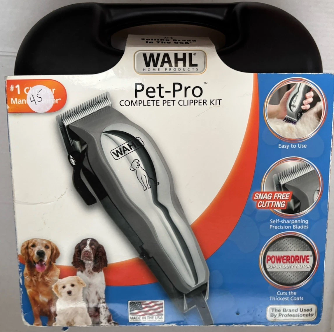 Wahl Pet Pro Clipper Set Complete Kit Pet Care 12 Pieces Hardly Used