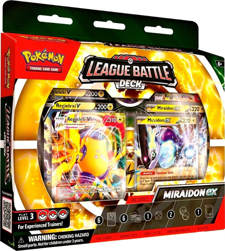Pokemon Miraidon ex League Battle Deck Box Sealed New. FAST SHIPPING