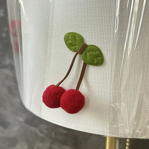 Viral Gold Lamp With Cherry Lamp Shade By KARMA HOME - Picture 9 of 21