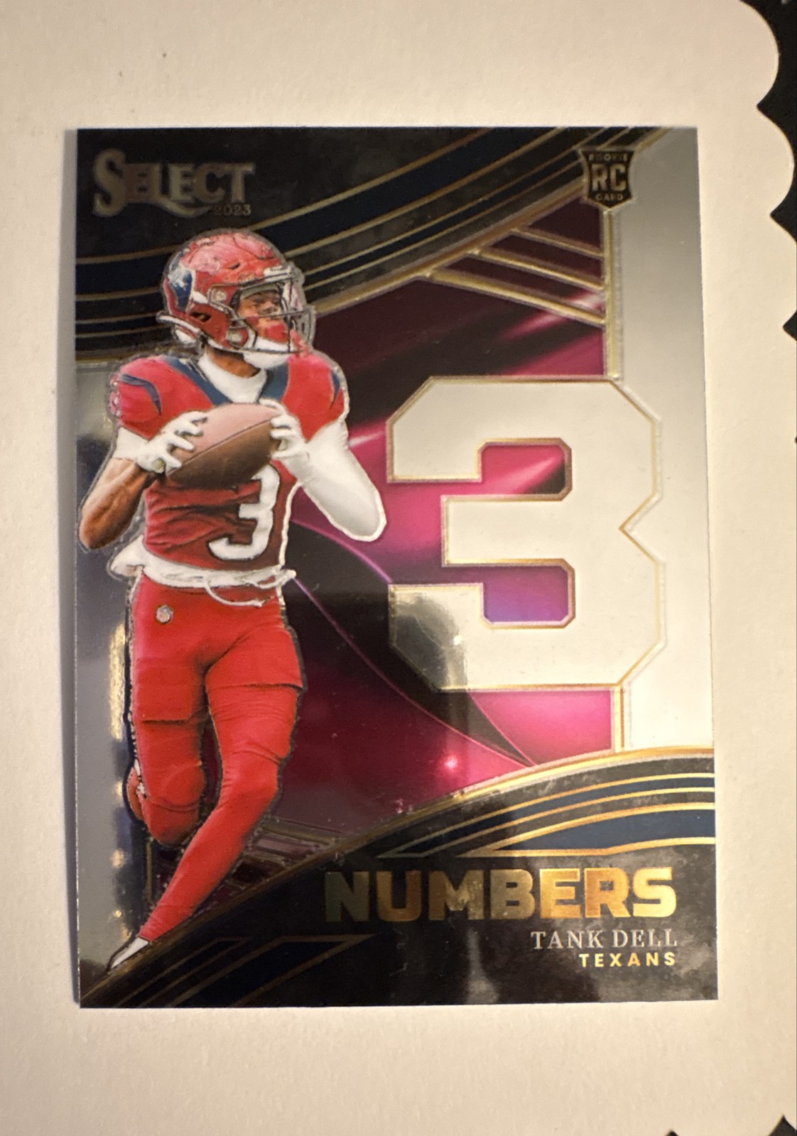2023 Panini Select - Select Numbers Tank Dell #NMB-NTD Silver Prizm (RC)