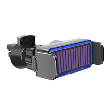 Solar Sturdy Cell Phone Holder for Car Universal Fit Auto-Clamping Solar Bracket