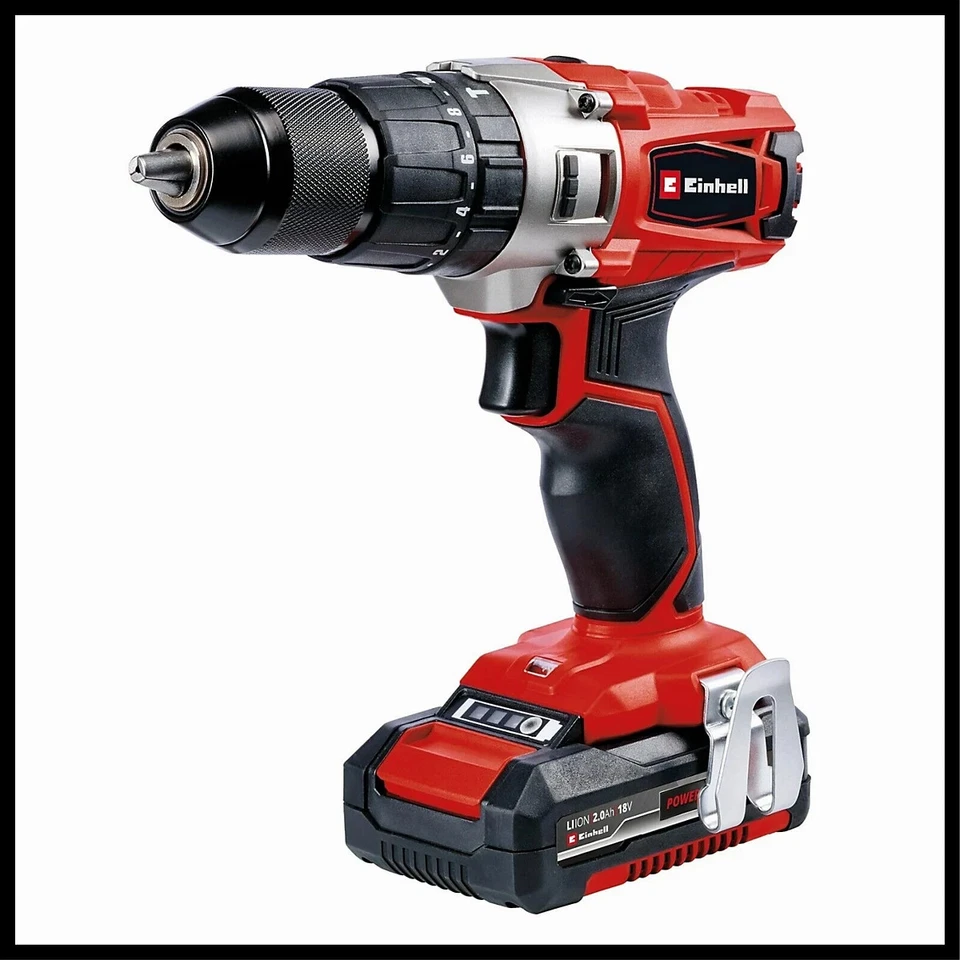 Einhell Power X-Change 18V Cordless Combi Drill & Impact Driver Batteries incl. - Image 3 of 4