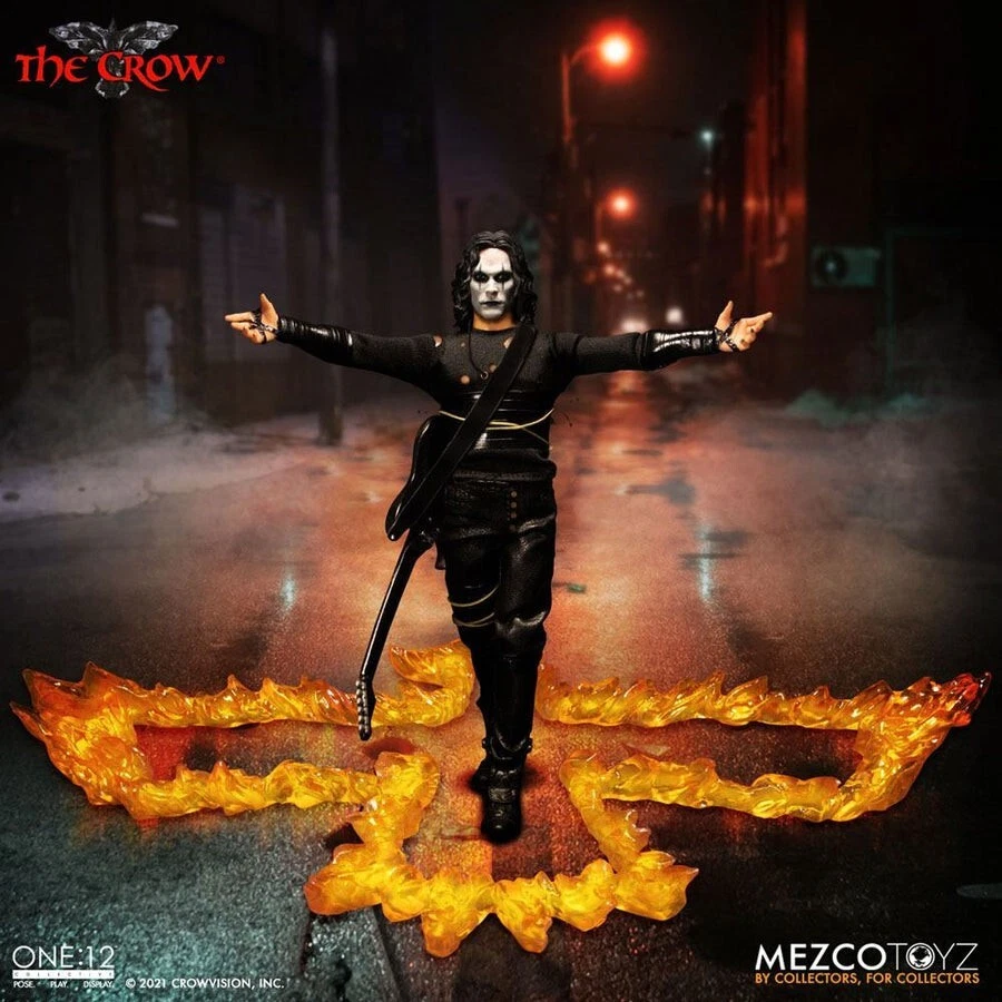 The Crow Figura 1/12 Eric Draven 17 cm MEZCO - Imagen 3 de 4