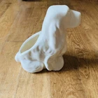 Vintage Cocker Spaniel Planter Dog Puppy Shawnee Pottery Statue Kitschy HTF 6.5"