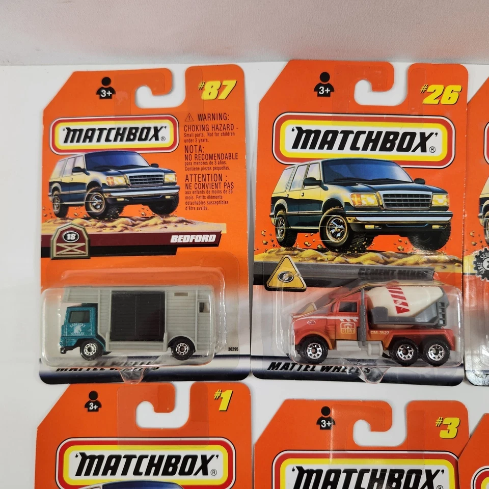 Matchbox Work Trucks Peterbilt Volvo Bedford Tanker Garbage Diecast Cars Lot MOC - Image 4 of 4