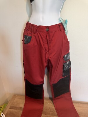 Parkside Performance Women's Burgundy & Black Pants Work Casual Size 8