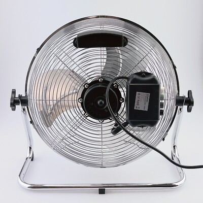 SCHALLEN Chrome Silver Metal High Velocity Cold Air Circulator  