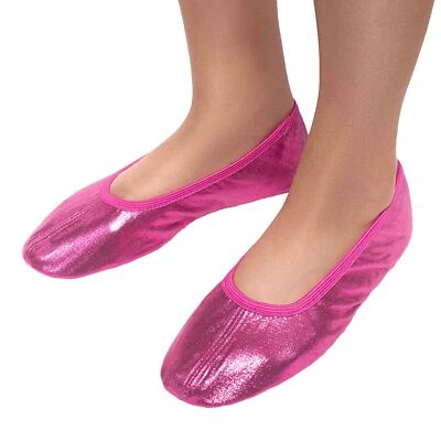 LAPPADE Gymnastikschuhe mit Gummisohle Glitzer pink