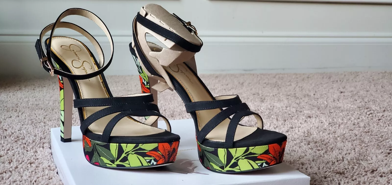 Sandales à talons plates formes habillées Jessica Simpson Balina 3 femme taille 9,5 (M) US/41