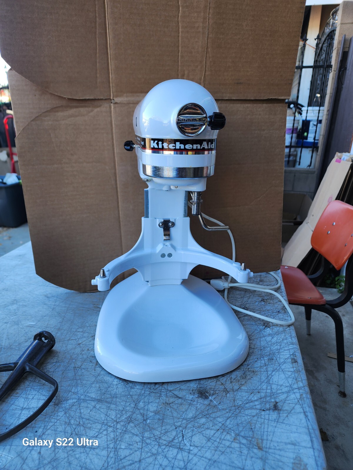 KitchenAid Professional Mixer KSM50PWH 5 qt Lift Stand Mixer 350 Watts