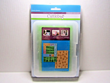 Cuttlebug Cupcake Celebration Set of Emboss 10 Positive Plates  10 Negative NEW