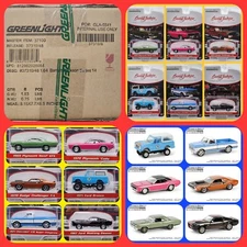 GREENLIGHT '24 FACTORY SEALED CASE OF 6 BARRETT-JACKSON SERIES 14 POSSIBLE CHASE
