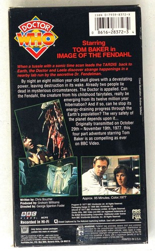 Doctor Who - Image of the Fendahl - VHS (BBC Video) - Picture 3 of 3