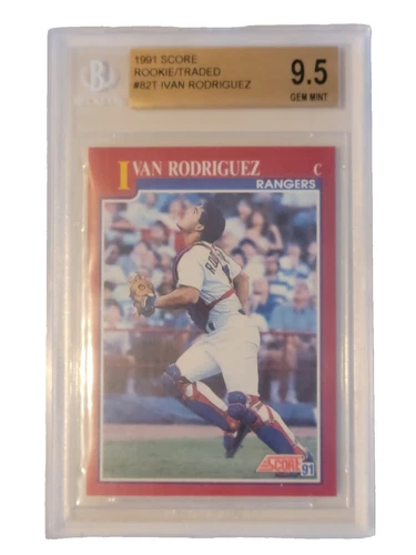 Score Ivan Rodriguez Rookie Baseball Sports Trading Cards & Accessories