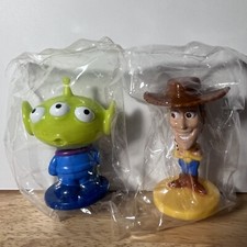 Kellogg's Cereal Disney Pixar Toy Story Bobbleheads 3" Woody and Alien