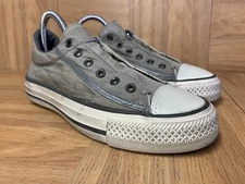 RARE🔥 Converse x John Varvatos Gray Laceless Slip On Sneakers 3 Men's 153901C