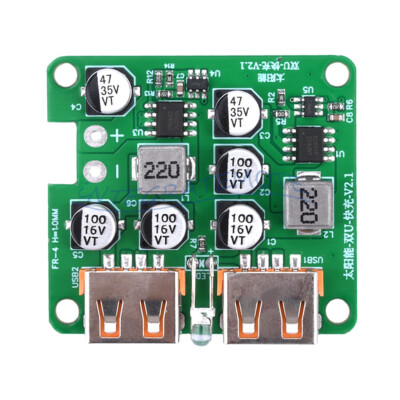 5V 2A 3A 9V2A Dual USB Solar Voltage Regulator Module USB Charging Solar Charger
