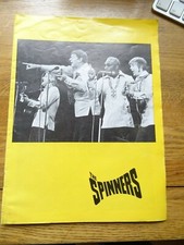 The Spinners concert programme September 1979