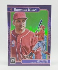 2021 Donruss Optic Diamond Kings Lime Green Prizm #23 Joey Votto Free Shipping 