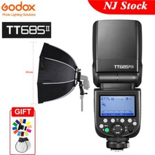 US Godox TT685II-N 2.4G TTL HSS Flash Speedlite for Nikon 65cm Foldable Softbox