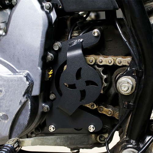 Black Aluminum Motocycle Front Chain Guard Fit For KAWASAKI KLR650 2008-2018 - Picture 2 of 14