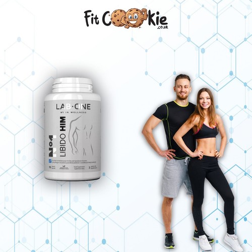 Lab One Libido for HIM 90 capsules foods supplements Vitamin B6 Zinc L-arganine - Picture 4 of 5