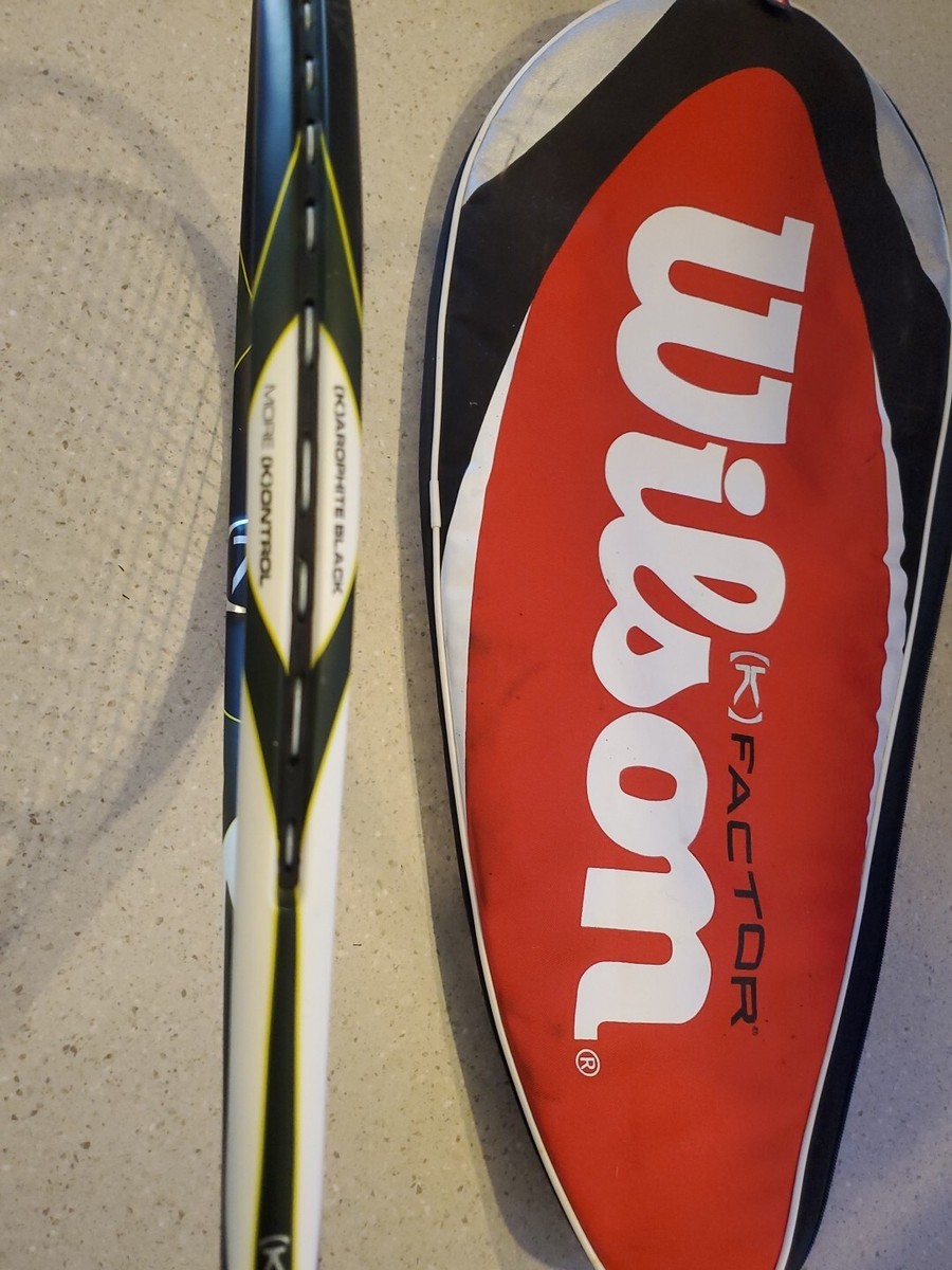 Wilson K Factor K Surge Arophite Black Grip Size 4 1/2 . 2 Rackets